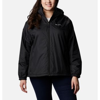 Columbia Ženske Jakne - Switchback Sherpa Lined Plus Size Crne | EXHQ-60234